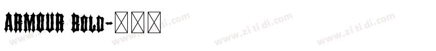 ARMOUR Bold字体转换 ARMOUR Bold字体转换